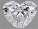 Natural Diamond 0.30 Carats, Heart with  Cut, D Color, VS2 Clarity and Certified by GIA