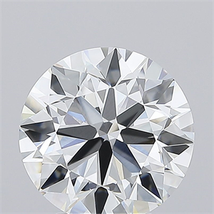 Picture of Lab Grown Diamond 4.56 Carats, Round with Ideal Cut, E Color, VVS2 Clarity and Certified by IGI