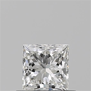 Picture of Natural Diamond 0.52 Carats, Princess with  Cut, H Color, VVS1 Clarity and Certified by GIA