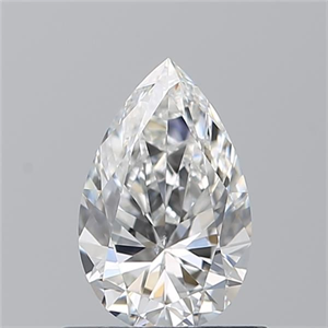 Foto Diamante Natural 0.70 quilates, De pera , Color F, claridad SI1 y certificado GIA de
