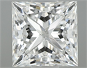 Natural Diamond 0.60 Carats, Princess with  Cut, G Color, VS2 Clarity and Certified by GIA