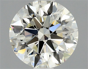 Picture of Natural Diamond 0.90 Carats, Round with Excellent Cut, L Color, SI1 Clarity and Certified by GIA