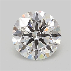 Picture of Lab Grown Diamond 1.00 Carats, Round with Ideal Cut, D Color, VVS2 Clarity and Certified by IGI