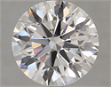 Lab Grown Diamond 3.03 Carats, Round with Excellent Cut, D Color, VVS1 Clarity and Certified by GIA