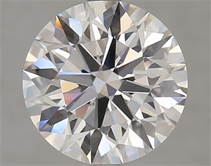 Picture of Lab Grown Diamond 3.03 Carats, Round with Excellent Cut, D Color, VVS1 Clarity and Certified by GIA