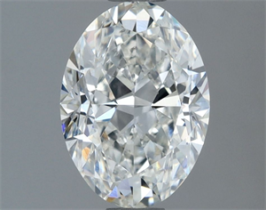 Picture of Natural Diamond 1.31 Carats, Oval with  Cut, G Color, SI1 Clarity and Certified by IGI