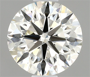 Picture of Natural Diamond 0.90 Carats, Round with Excellent Cut, I Color, VVS2 Clarity and Certified by IGI