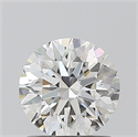 Natural Diamond 1.00 Carats, Round with Excellent Cut, H Color, SI1 Clarity and Certified by GIA