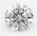 Lab Grown Diamond 2.09 Carats, Round with Ideal Cut, D Color, IF Clarity and Certified by IGI