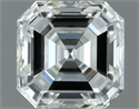 Natural Diamond 1.00 Carats, Asscher with  Cut, I Color, VVS2 Clarity and Certified by IGI