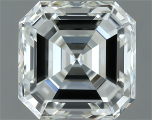 Picture of Natural Diamond 1.00 Carats, Asscher with  Cut, I Color, VVS2 Clarity and Certified by IGI