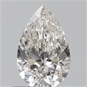 Diamante Natural 0.50 quilates, De pera , Color I, claridad SI2 y certificado GIA