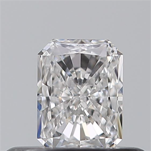 Picture of Natural Diamond 0.32 Carats, Radiant with  Cut, D Color, VS1 Clarity and Certified by GIA