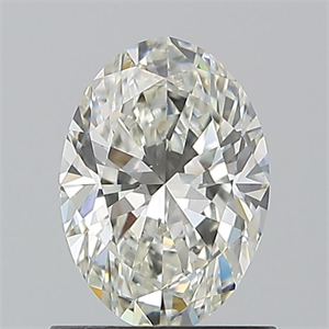 Picture of Natural Diamond 0.90 Carats, Oval with  Cut, H Color, VS1 Clarity and Certified by IGI