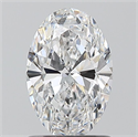 Natural Diamond 1.01 Carats, Oval with  Cut, D Color, VS1 Clarity and Certified by GIA