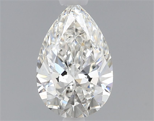 Foto Diamante Natural 0.40 quilates, De pera , Color F, claridad VS2 y certificado GIA de