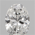 Natural Diamond 0.21 Carats, Oval with  Cut, E Color, VS2 Clarity and Certified by IGI