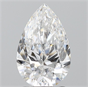 Natural Diamond 1.70 Carats, Pear with  Cut, E Color, VS2 Clarity and Certified by GIA