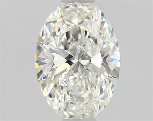 Picture of Natural Diamond 0.51 Carats, Oval with  Cut, H Color, IF Clarity and Certified by GIA
