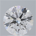 Del inventario de diamantes de laboratorio, 2.08 quilates, Redondo , Color E, claridad VVS2 y certificado IGI