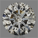 Natural Diamond 0.70 Carats, Round with Excellent Cut, G Color, I1 Clarity and Certified by GIA