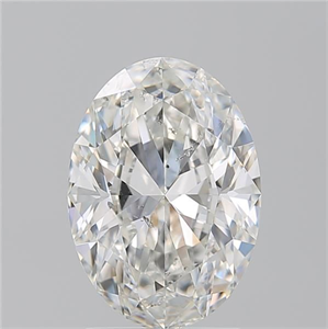 Picture of Natural Diamond 2.22 Carats, Oval with  Cut, G Color, SI2 Clarity and Certified by GIA