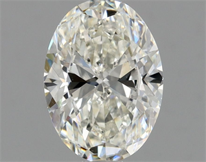Picture of Natural Diamond 0.90 Carats, Oval with  Cut, I Color, SI1 Clarity and Certified by GIA