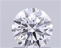 Del inventario de diamantes de laboratorio, 0.74 quilates, Redondo , Color D, claridad VS2 y certificado IGI