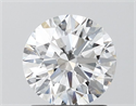 Lab Grown Diamond 1.42 Carats, Round with Ideal Cut, D Color, VVS2 Clarity and Certified by IGI