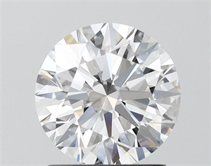 Picture of Lab Grown Diamond 1.42 Carats, Round with Ideal Cut, D Color, VVS2 Clarity and Certified by IGI