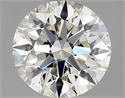 Diamante Natural 0.83 quilates, Redondo , Color J, claridad VVS1 y certificado GIA