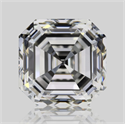 Natural Diamond 1.51 Carats, Asscher with  Cut, J Color, VVS1 Clarity and Certified by GIA