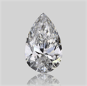 Diamante Natural 0.70 quilates, De pera , Color D, claridad SI2 y certificado GIA