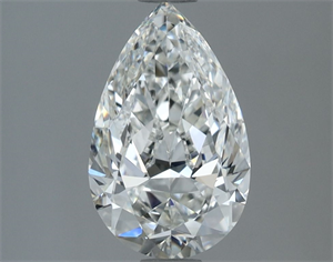 Picture of Natural Diamond 1.50 Carats, Pear with  Cut, G Color, VVS2 Clarity and Certified by GIA