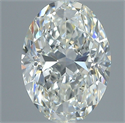 Natural Diamond 1.18 Carats, Oval with  Cut, I Color, VS2 Clarity and Certified by GIA