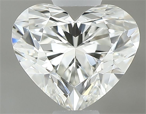 Picture of Natural Diamond 0.50 Carats, Heart with  Cut, I Color, VS1 Clarity and Certified by GIA