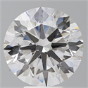 Del inventario de diamantes de laboratorio, 6.53 quilates, Redondo , Color F, claridad VS1 y certificado IGI