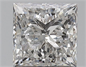 Natural Diamond 1.51 Carats, Princess with  Cut, G Color, SI2 Clarity and Certified by GIA