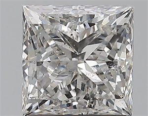 Picture of Natural Diamond 1.51 Carats, Princess with  Cut, G Color, SI2 Clarity and Certified by GIA