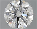 Lab Grown Diamond 1.12 Carats, Round with Excellent Cut, D Color, SI1 Clarity and Certified by GIA