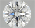 Diamante Natural 0.71 quilates, Redondo , Color G, claridad VS2 y certificado GIA