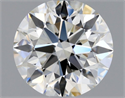 Natural Diamond 0.83 Carats, Round with Excellent Cut, I Color, VVS1 Clarity and Certified by GIA
