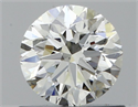 Natural Diamond 0.70 Carats, Round with Very Good Cut, J Color, VS2 Clarity and Certified by GIA