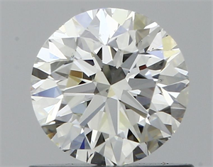 Picture of Natural Diamond 0.70 Carats, Round with Very Good Cut, J Color, VS2 Clarity and Certified by GIA