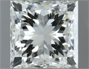 Natural Diamond 1.52 Carats, Princess with  Cut, I Color, VVS1 Clarity and Certified by IGI