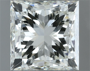 Foto Diamante Natural 1.52 quilates, Princesa , Color I, claridad VVS1 y certificado IGI de