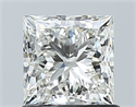 Natural Diamond 1.01 Carats, Princess with  Cut, I Color, VS2 Clarity and Certified by GIA