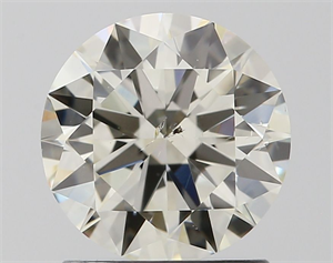 Picture of Natural Diamond 1.31 Carats, Round with Excellent Cut, J Color, SI1 Clarity and Certified by IGI