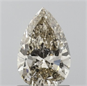 Natural Diamond 1.02 Carats, Pear with  Cut, L Color, SI2 Clarity and Certified by IGI