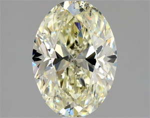 Foto Diamante Natural 2.01 quilates, Ovalado , Color L, claridad SI1 y certificado HRD de